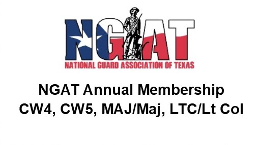 NGAT Annual Membership - Field Grade Officers (O4, O5, CW4, CW5)